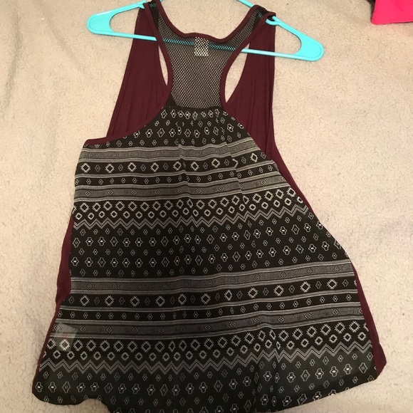 Black&Purple Racerback Tank - Picture 2 of 2